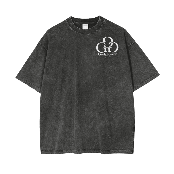 Acid Wash Oversize T-Shirt - 250 GSM