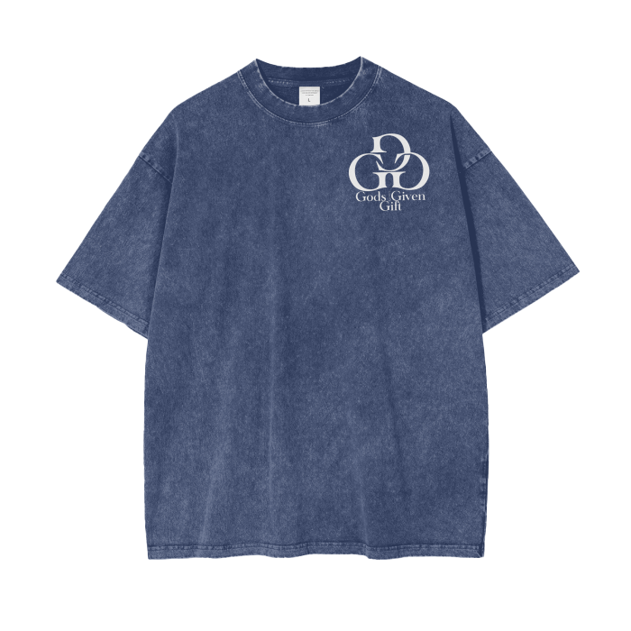 Acid Wash Oversize T-Shirt - 250 GSM