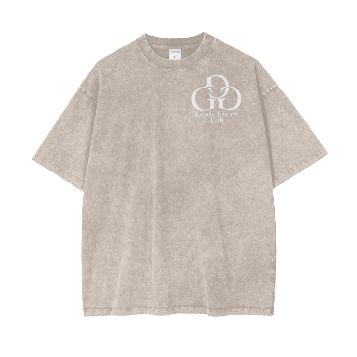 Acid Wash Oversize T-Shirt - 250 GSM