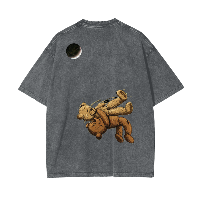 Acid Wash Oversize T-Shirt - 250 GSM