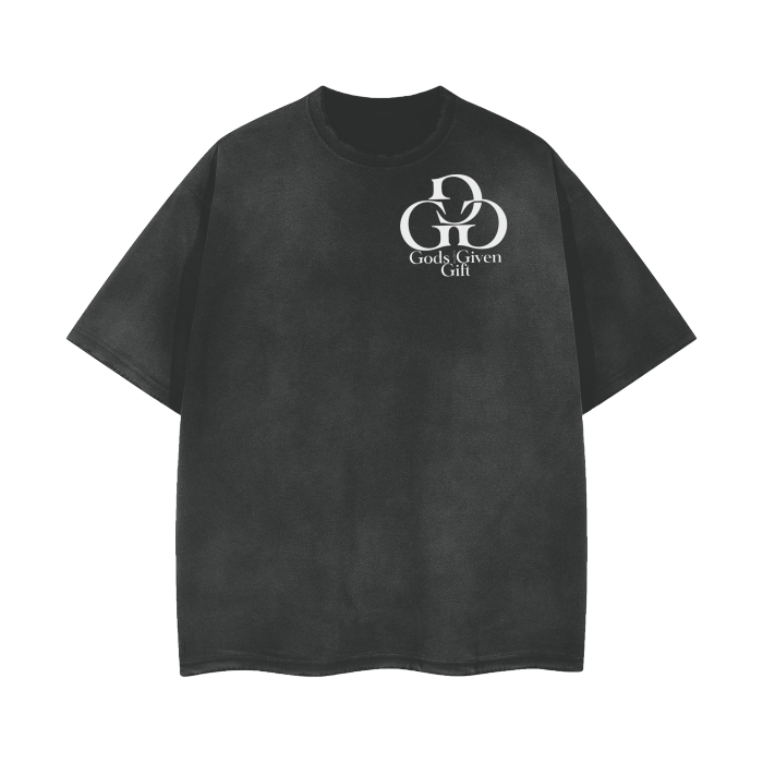 Vintage Wash Frayed T-Shirt - 260 GSM