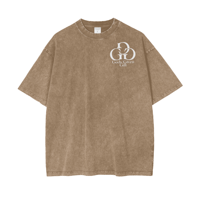 Acid Wash Oversize T-Shirt - 250 GSM