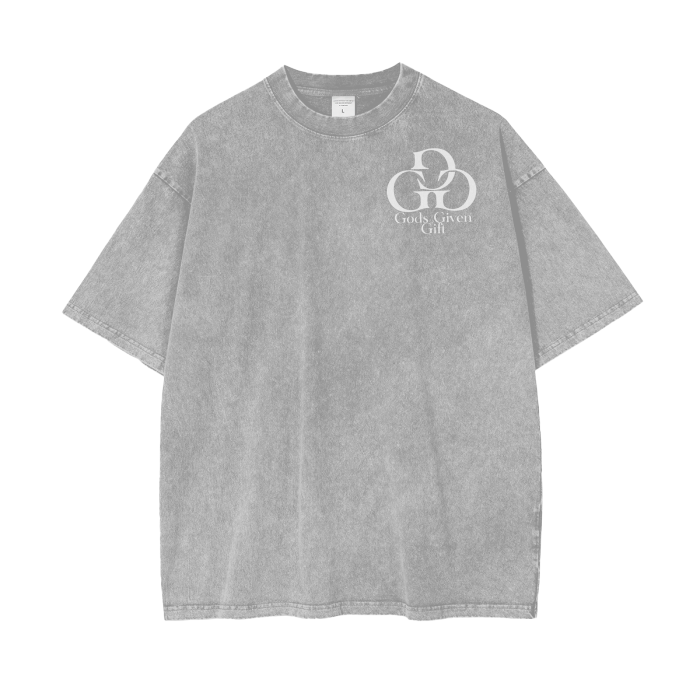 Acid Wash Oversize T-Shirt - 250 GSM