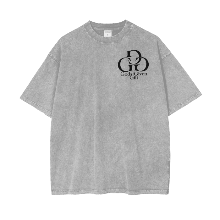 Acid Wash Oversize T-Shirt - 250 GSM