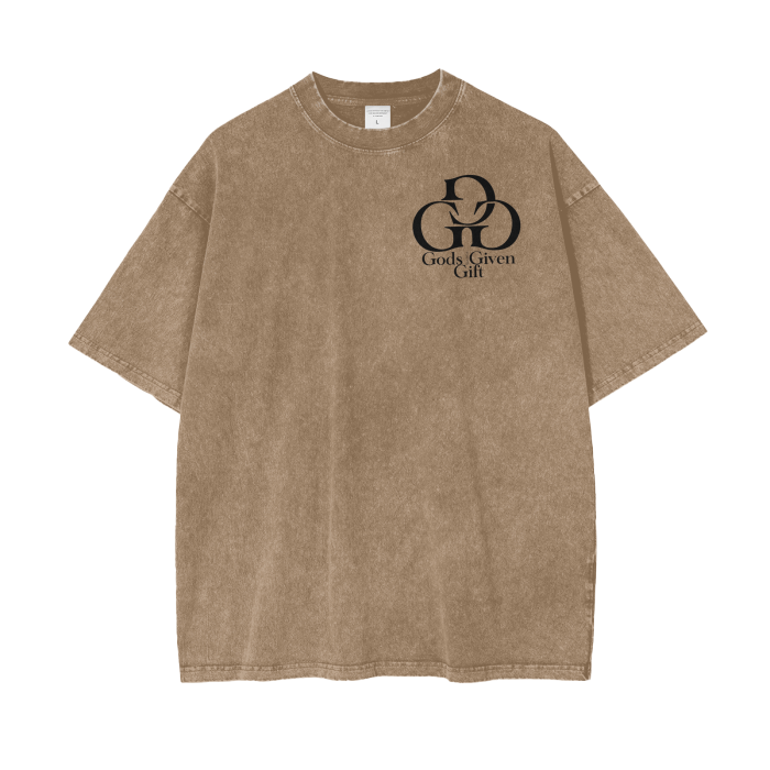 Acid Wash Oversize T-Shirt - 250 GSM