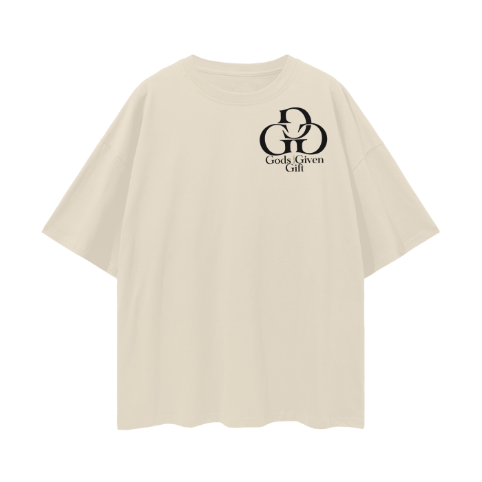 Oversize Deep Drop Shoulder Tee - 190 GSM